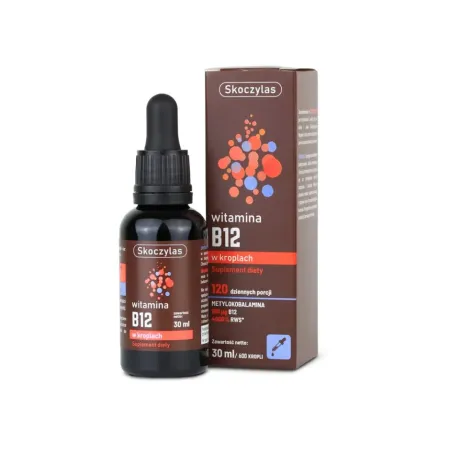 Skoczylas WITAMINA B12 w kroplach (forma metylowana) - 30 ml